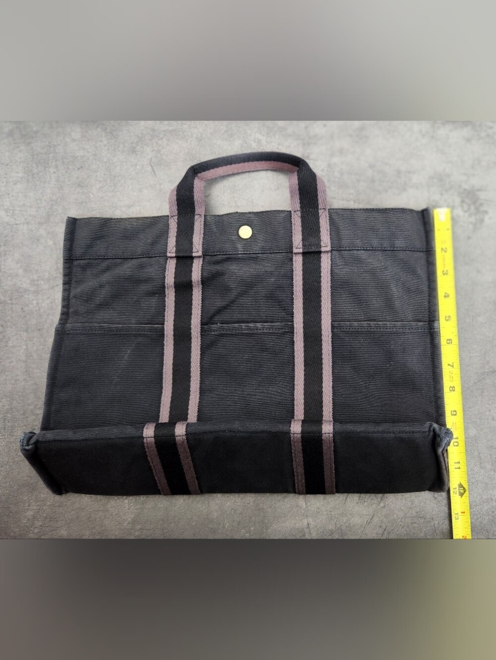HERMES Large Gray Tote - Picture 3 of 11